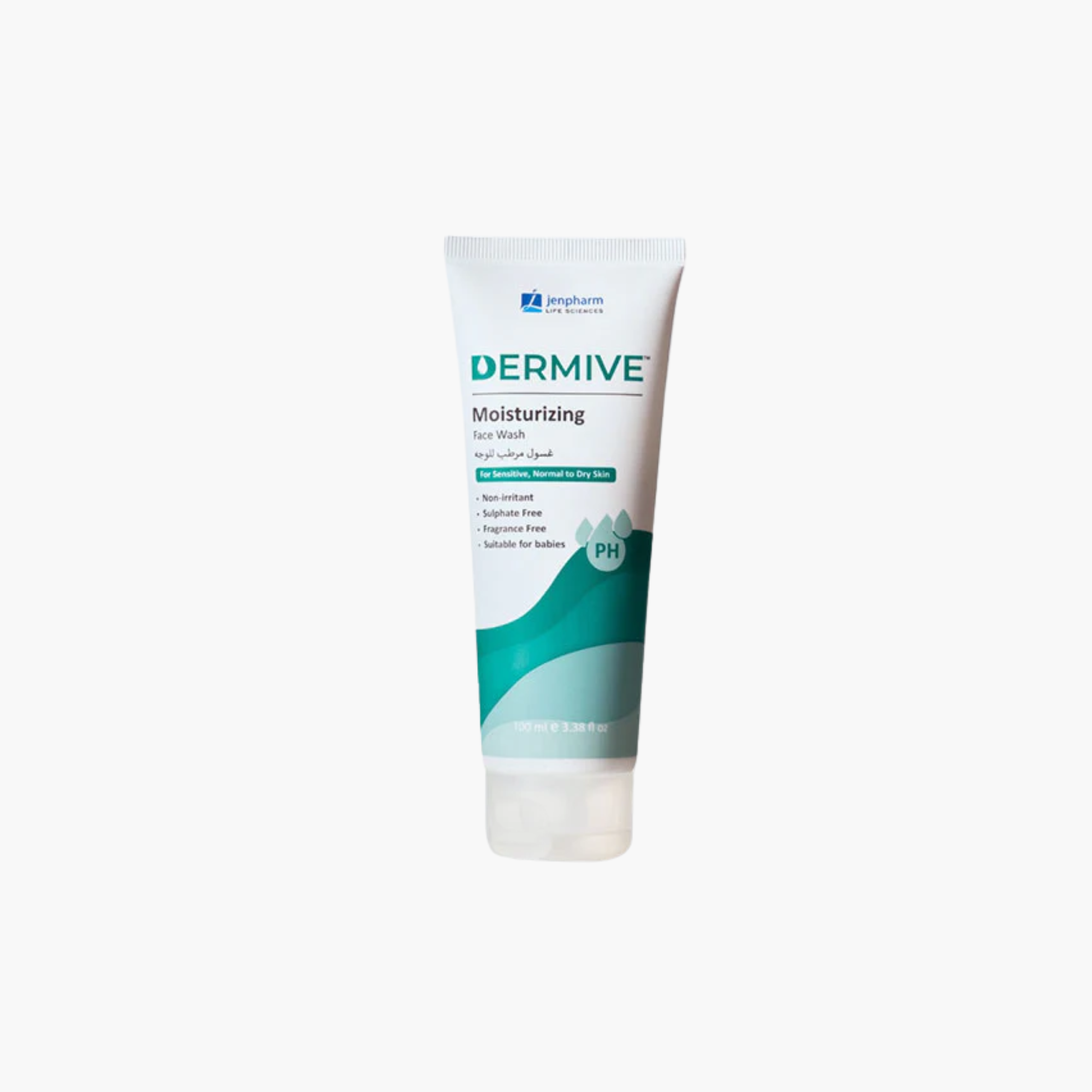 Jenpharm Dermive Moisturizing Face Wash For Normal To Dry Skin 100ml