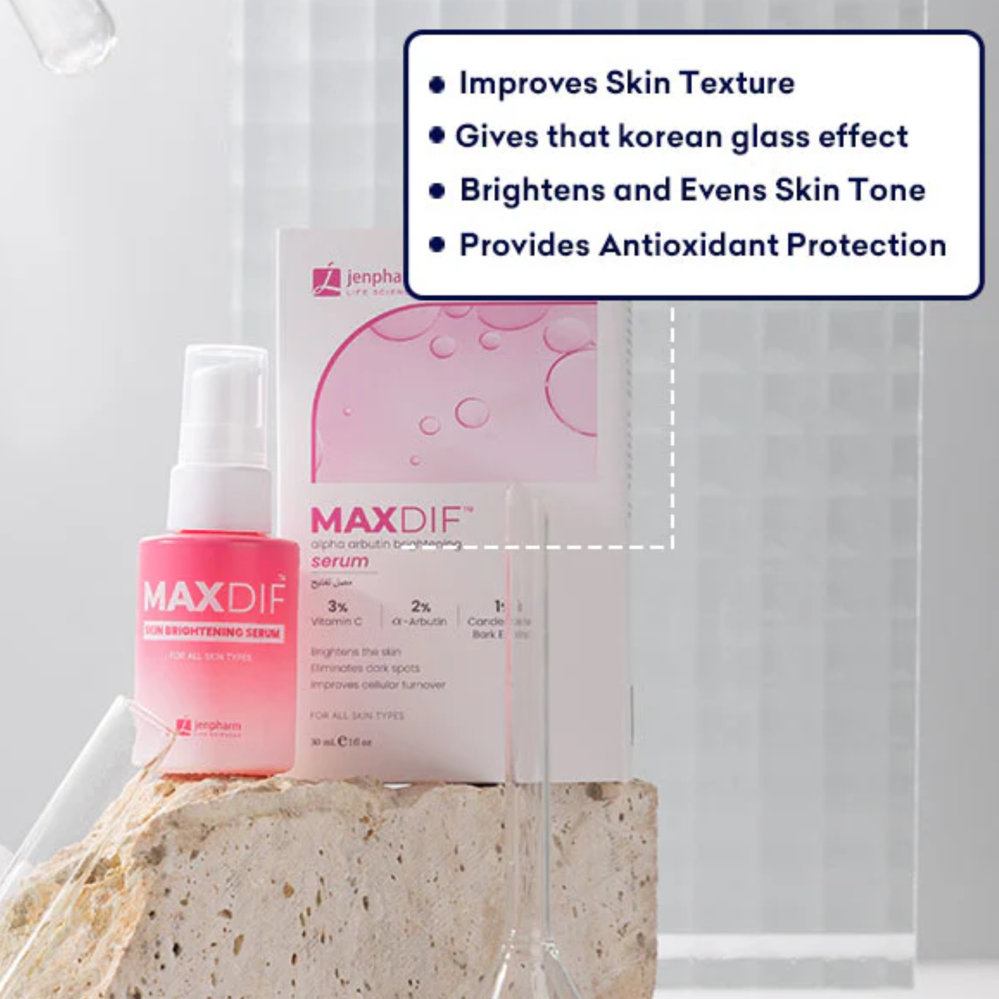 Jenpharm MAXdif Brightening Serum 20ml
