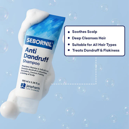 Jenpharm Sebornil Anti-Dandruff Shampoo 100ml