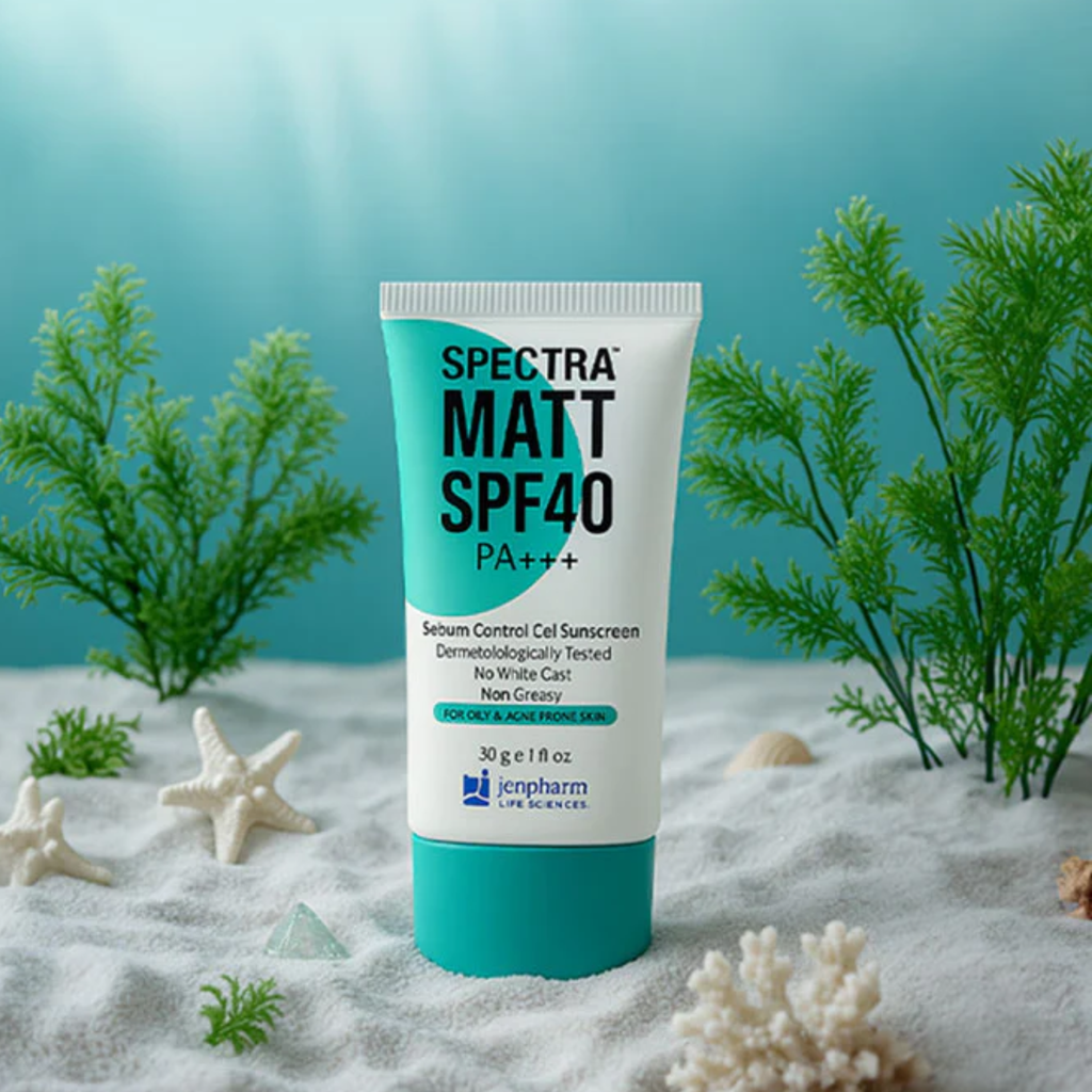 Jenpharm Spectra Matt Sebum Control Sunblock SPF40 PA+++ 30gm