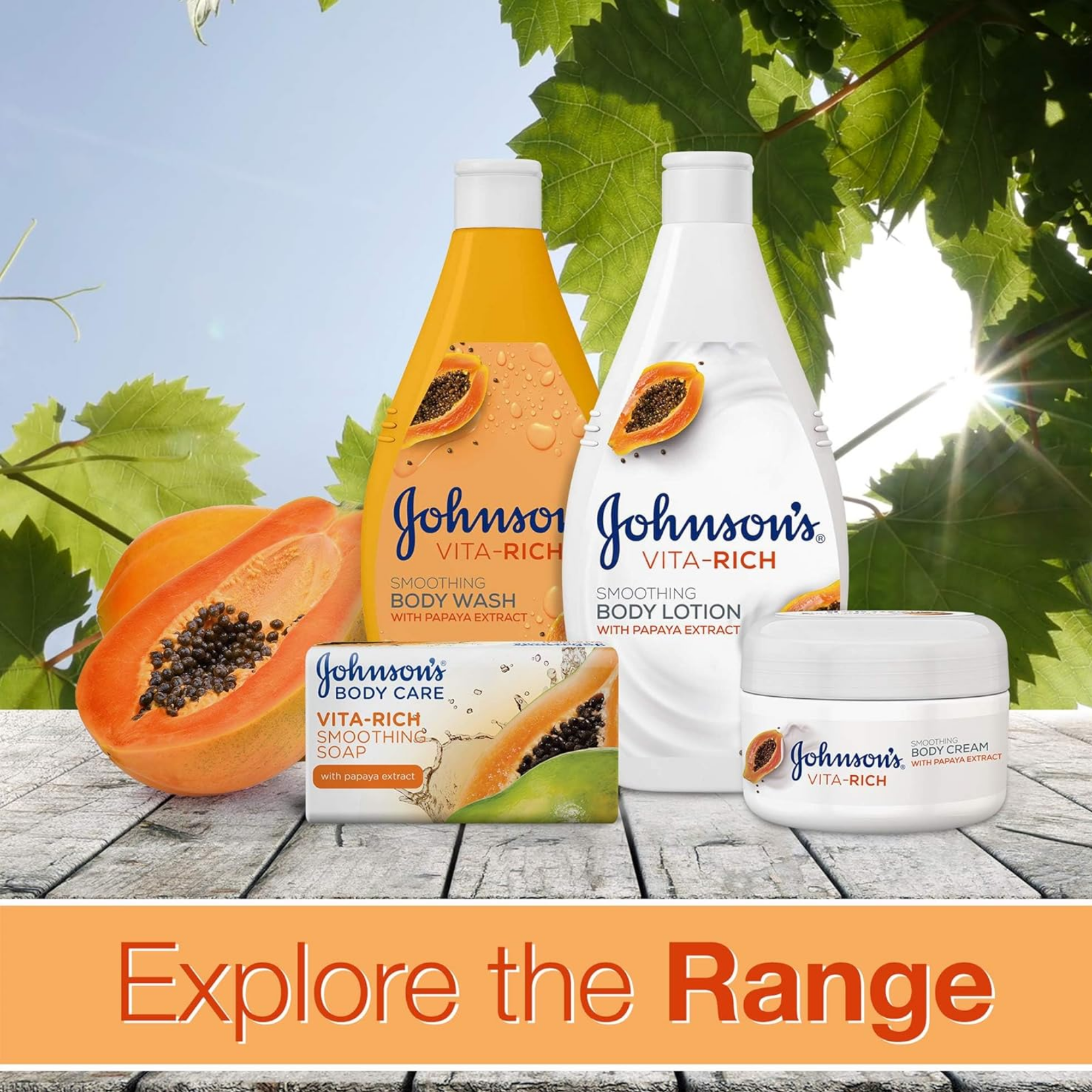 Johnson's Vita Rich Smoothing Body Wash