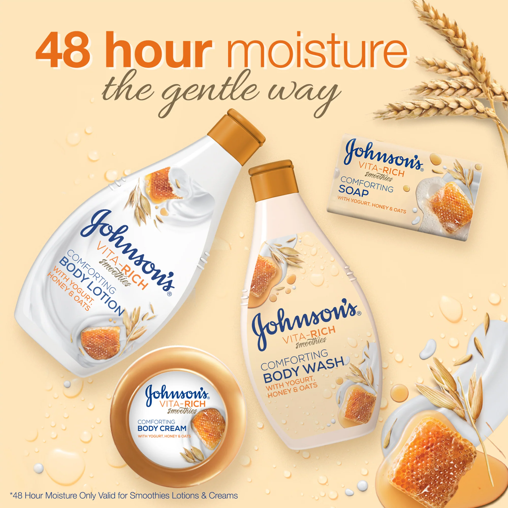 Johnson's Vita Rich Smoothies Comforting Body Wash