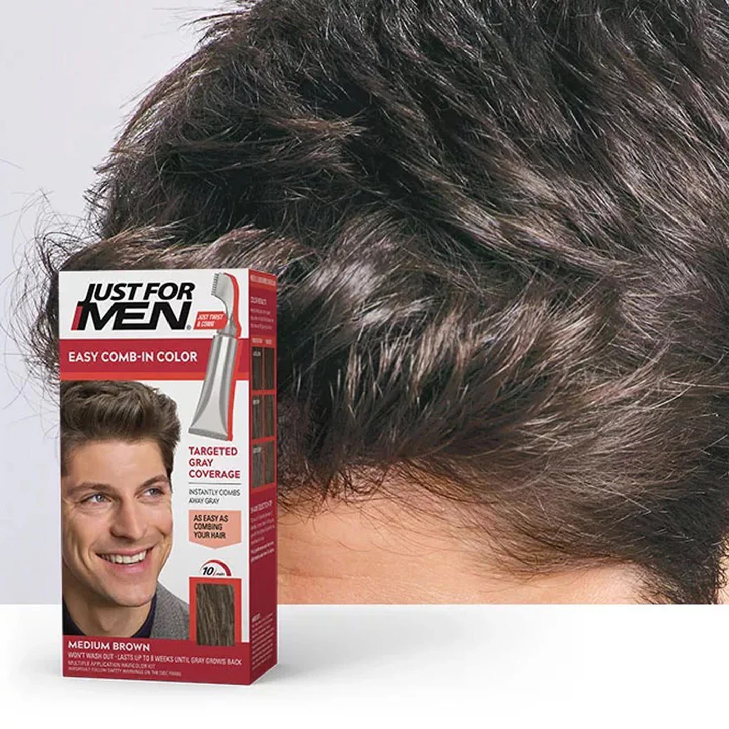 Just For Men Easy Comb-In Color A-35 Medium Brown 1 Piece