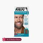 Just For Men Moustache & Beard Easy Brush-In Color M-35 Medium Brown 1 Piece