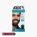 Just For Men Moustache & Beard Easy Brush-In Color M-55 Real Black 1 Piece