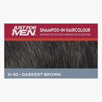 Just For Men Shampoo-In Haircolour H-50 Darkest Brown 1 Piece
