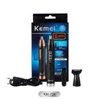 Kemie 2 in1 Rechargeable Nose Hair Clipper KM-728