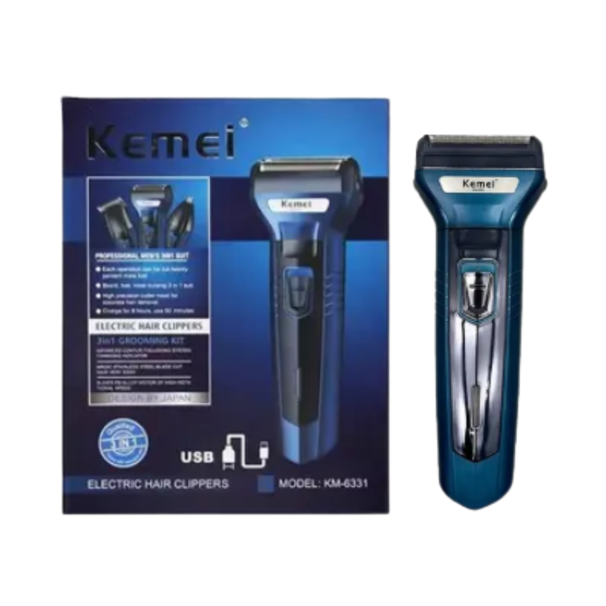 Kemie 3 in 1 Grooming Kit KM-6331
