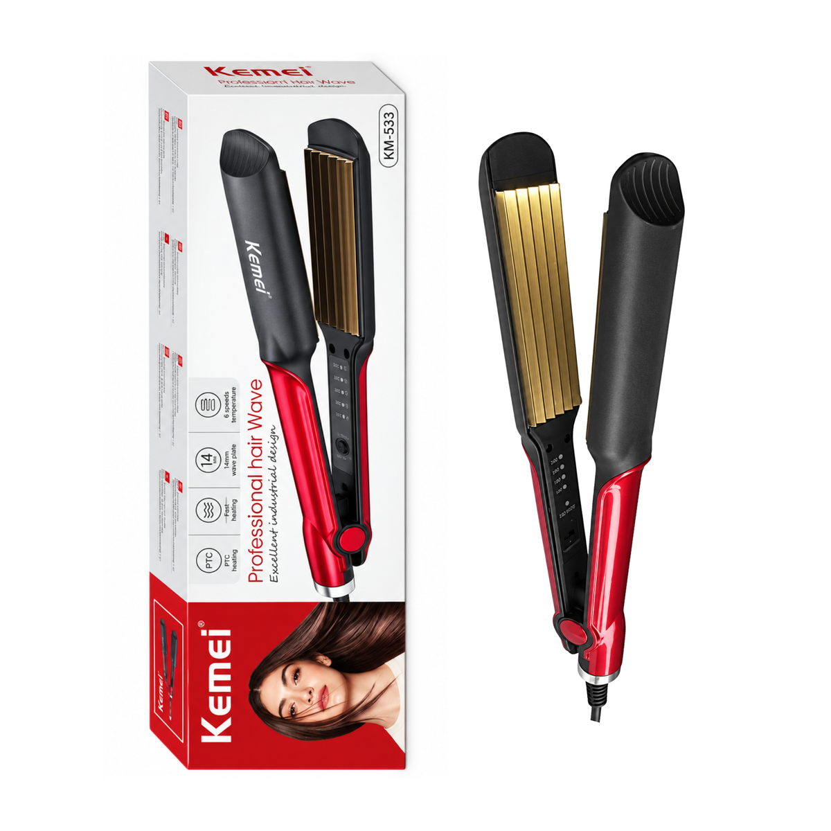 Kemie Hair Straightener KM-533