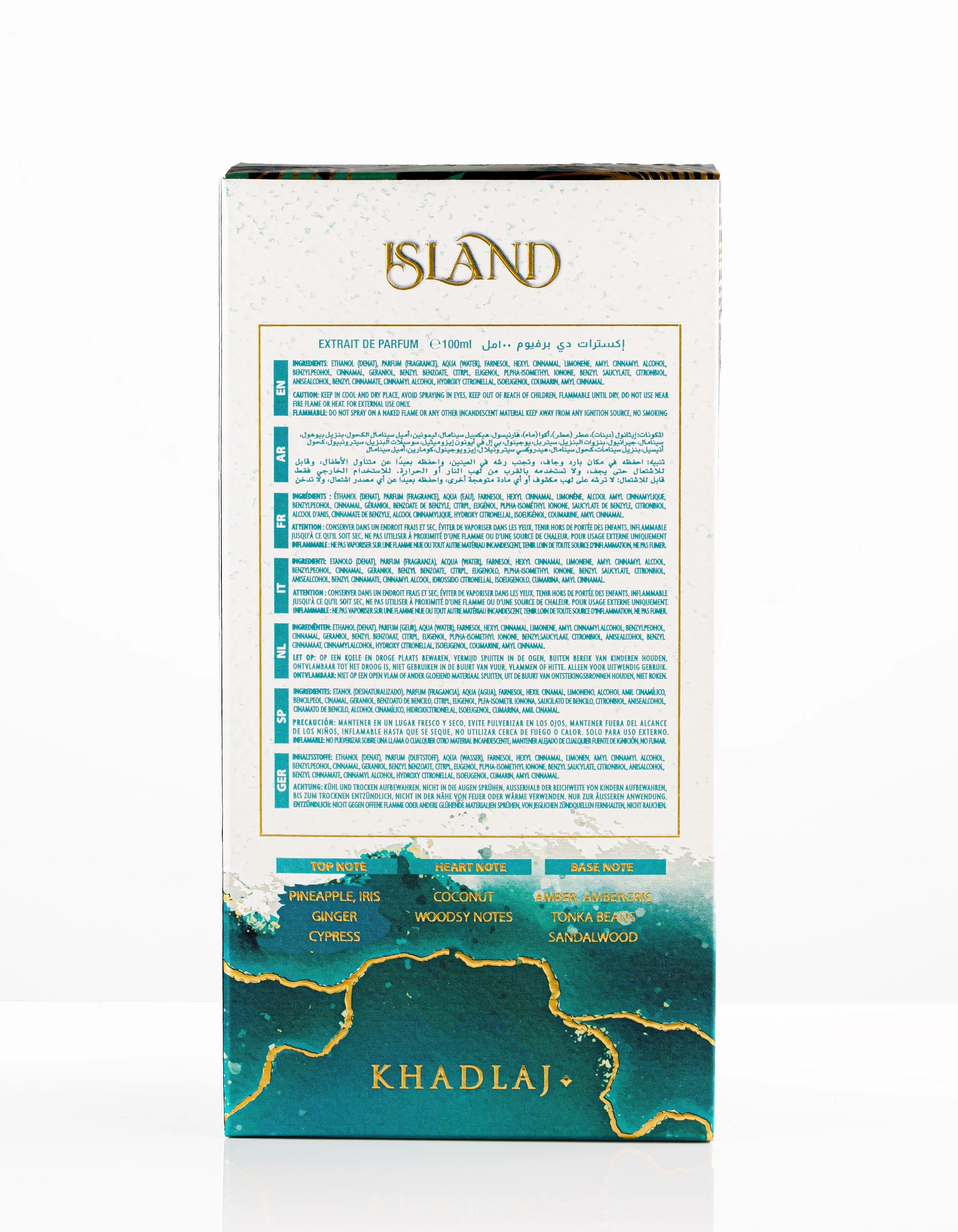 Khadlaj Island Extrait De Parfum Unisex 100ml how to use