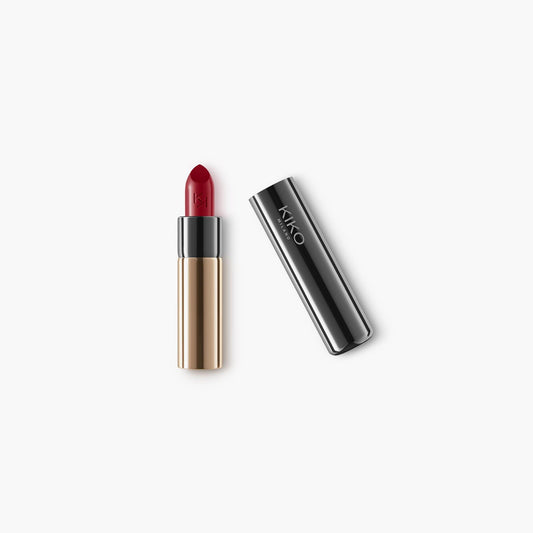 Kiko Milano Gossamer Emotion Creamy Lipstick 113 Pearly Tulip Red 3.5gm - TheSkinFit