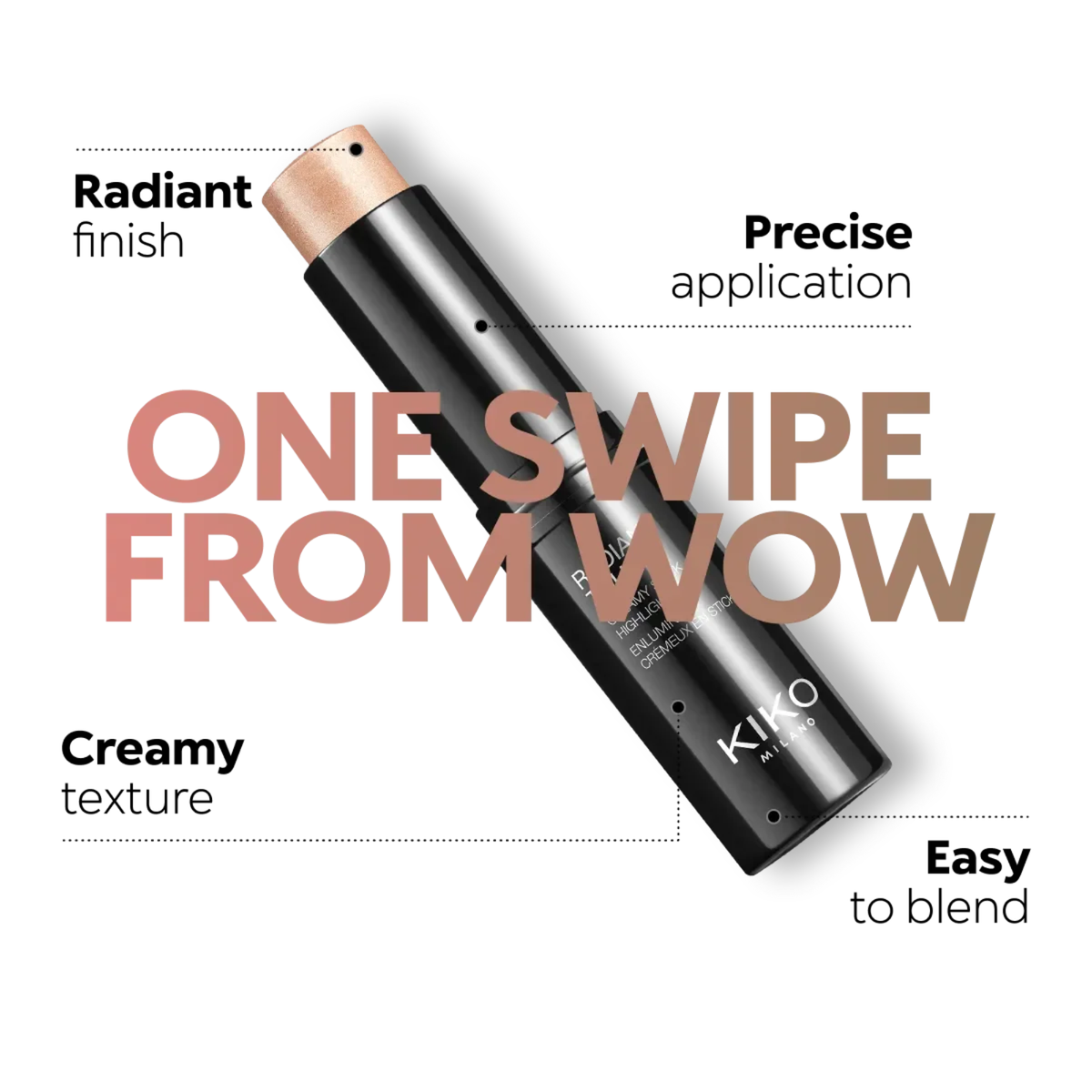 Kiko Milano Radiant Touch Creamy Stick Highlighter