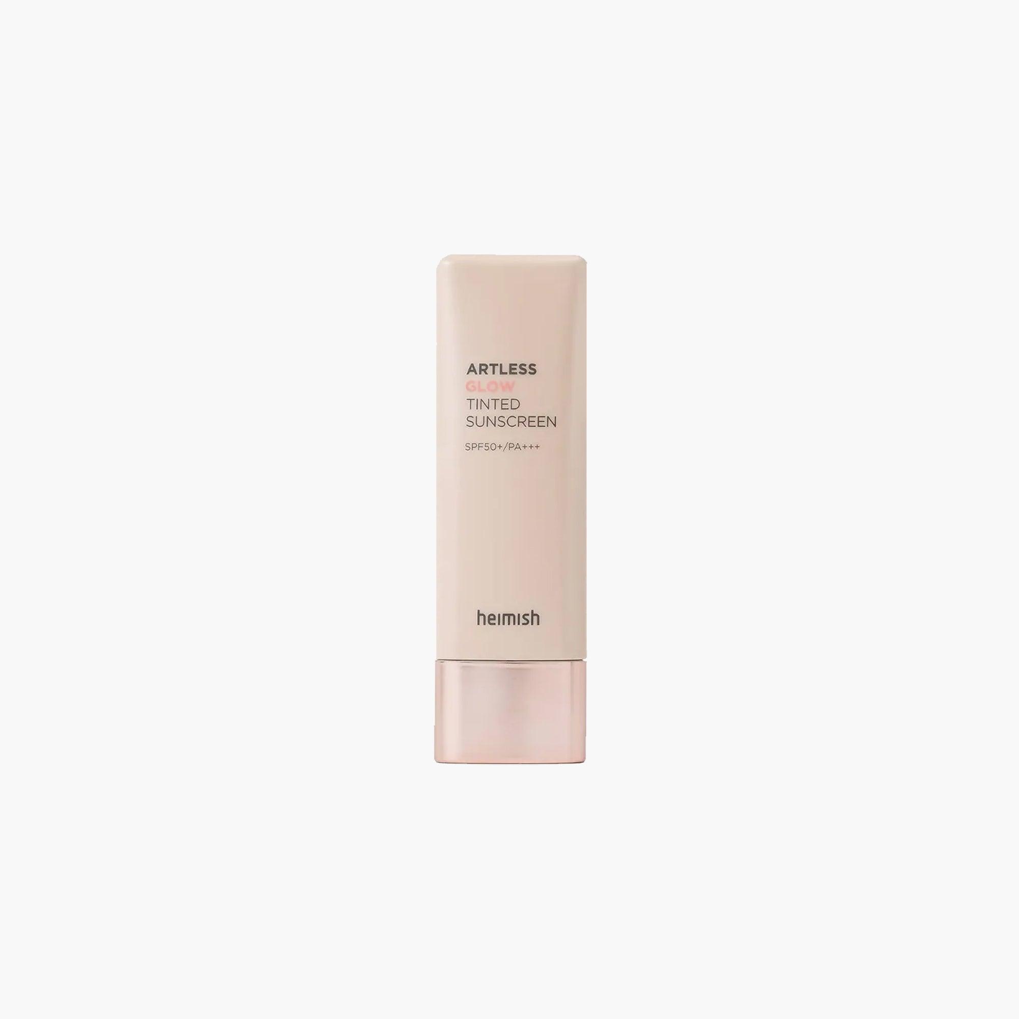 Heimish Artless Glow Tinted Sunscreen SPF50+ PA+++ Shine Beige 40ml - TheSkinFit