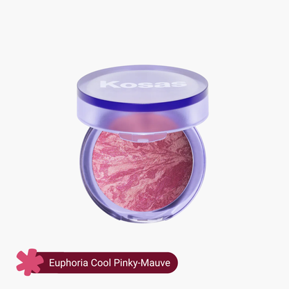 Kosas Blush is Life Euphoria Cool Pinky-Mauve Mini 2gm