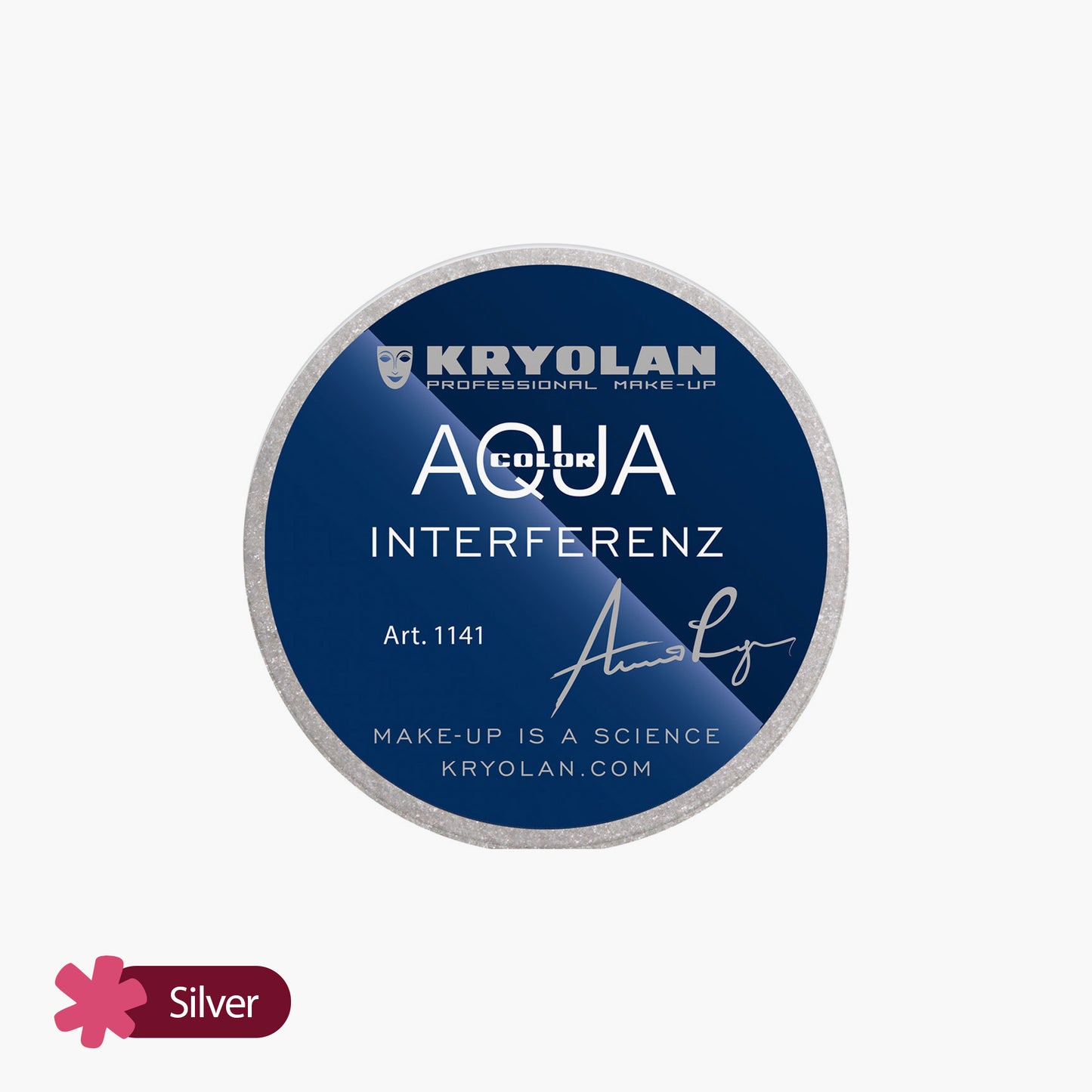 Kryolan Aquacolor Interferenz Silver 8gm