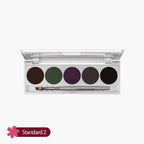 Kryolan Cake Eye Liner Set 5 Colors Magnetic Standard 2 7.5gm