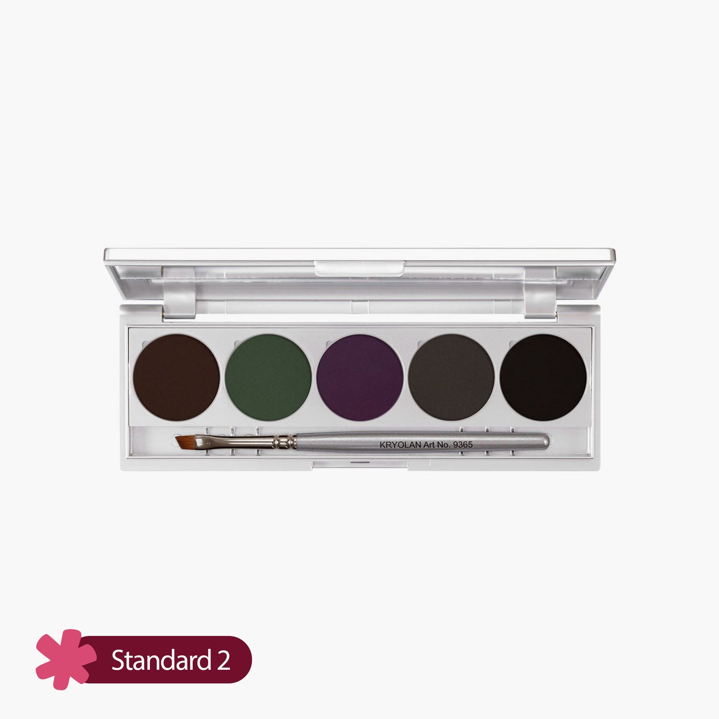 Kryolan Cake Eye Liner Set 5 Colors Magnetic Standard 2 7.5gm