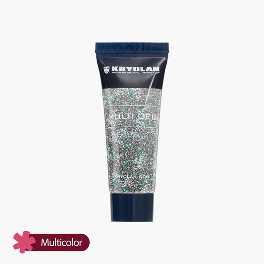 Kryolan Multi Gel Glitter Multi color 10ml
