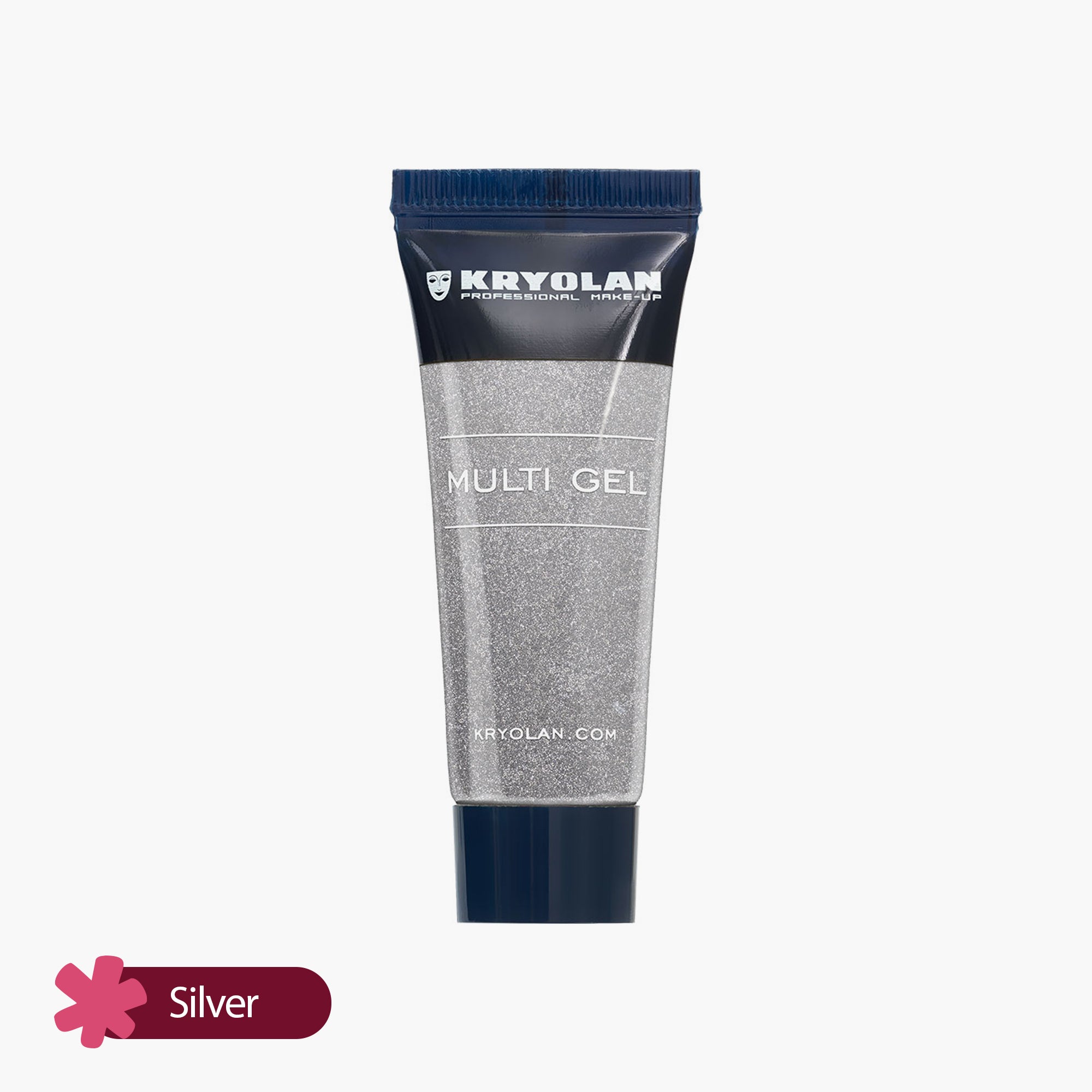 Kryolan Multi Gel Glitter Silver 10ml