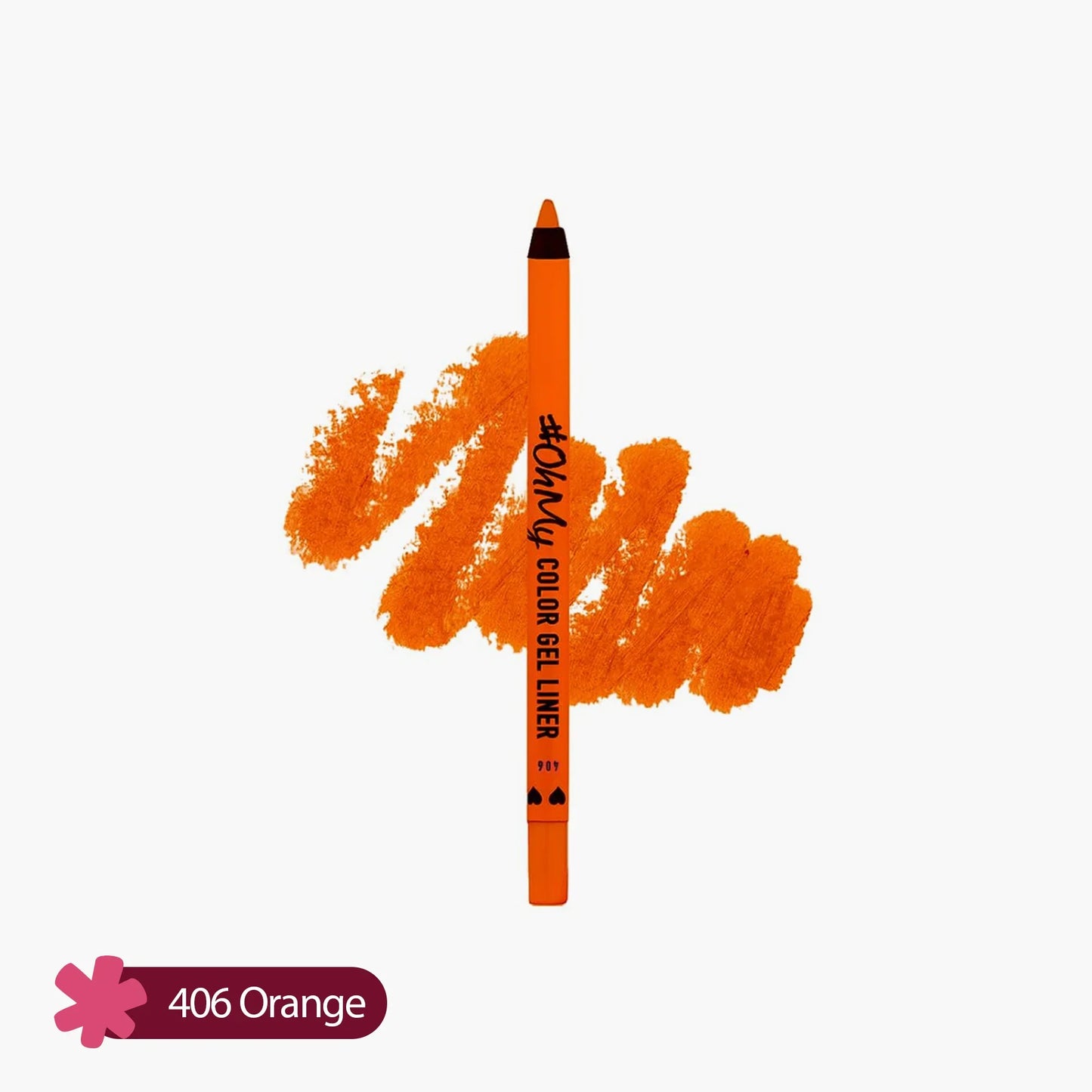 Lamel Oh My Color Gel Eye Liner 406 Orange 1.4gm