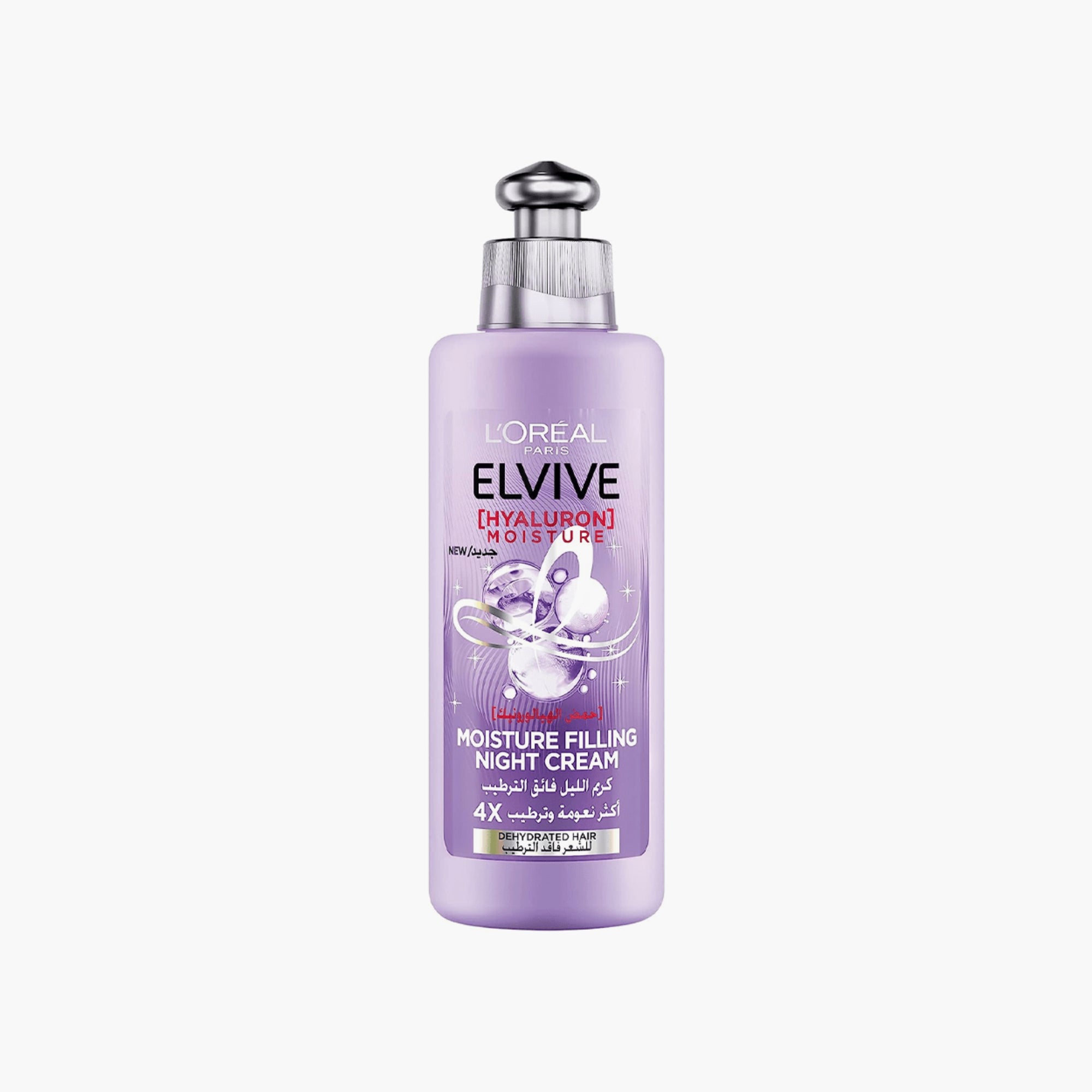 L'Oreal Paris Elvive Hyaluron Moisture Filling Night Cream For Dehydrated Hair 200ml