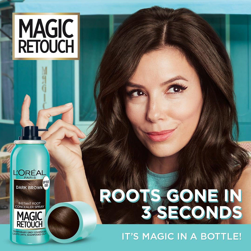L'Oreal Paris Magic Retouch Instant Root Concealer Spray Dark Brown 75ml - TheSkinFit