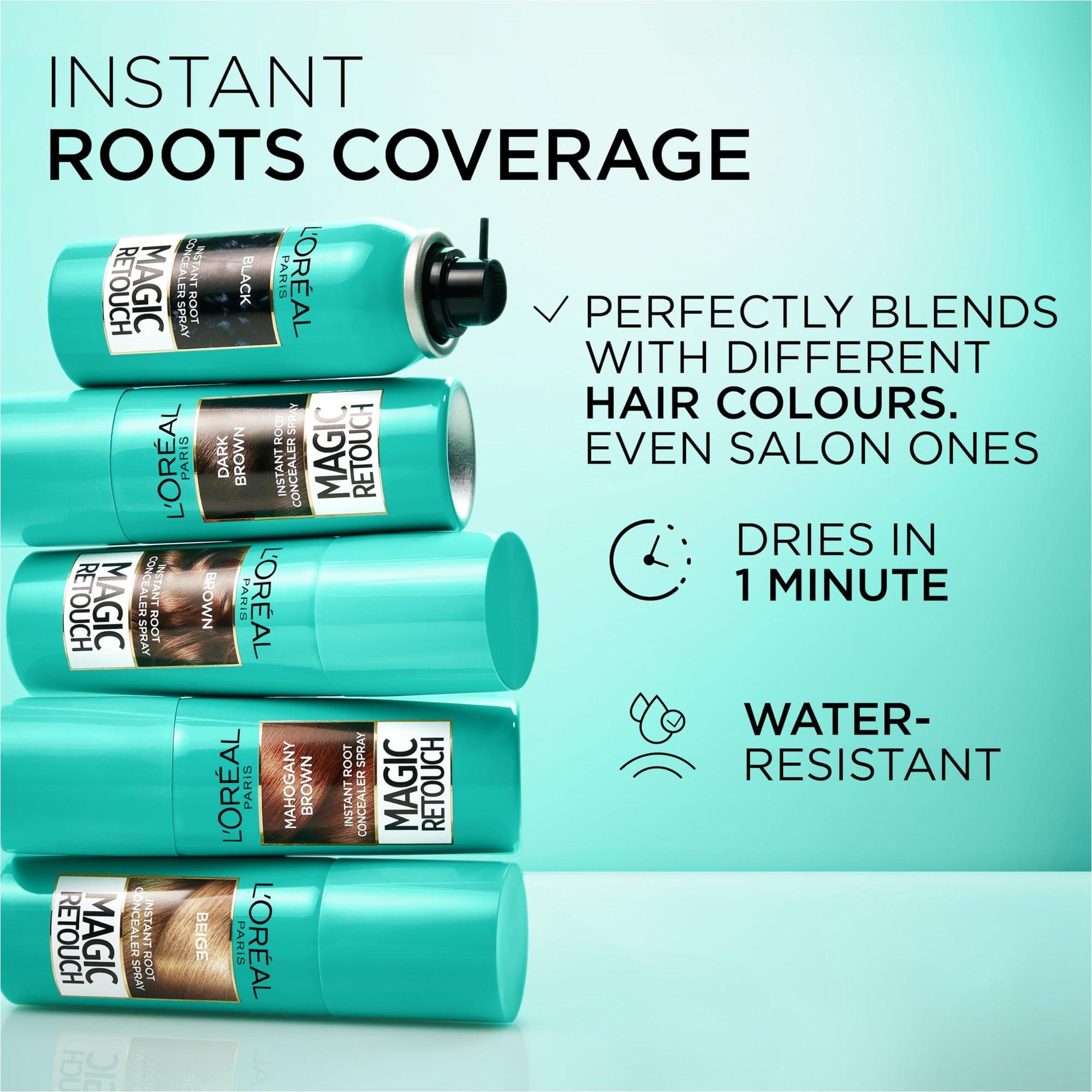 L'Oreal Paris Magic Retouch Instant Root Concealer Spray Golden Brown 75ml - TheSkinFit