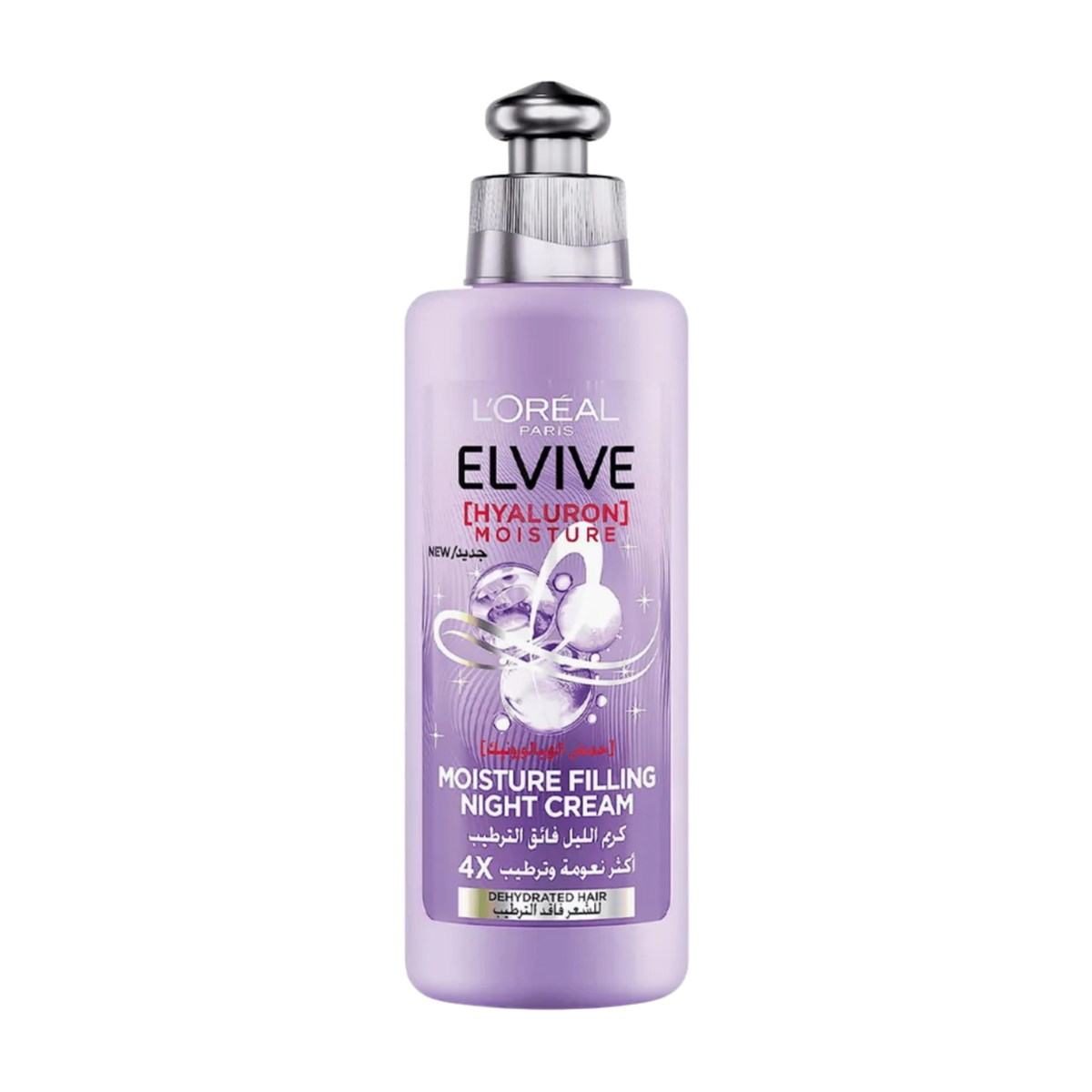 L'Oreal Paris Elvive Hyaluron Moisture Filling Night Cream For Dehydrated Hair 200ml