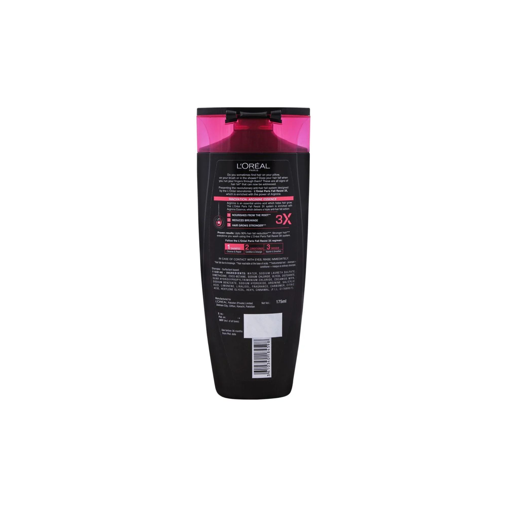 l oreal paris fall resist 3x anti hair fall shampoo review