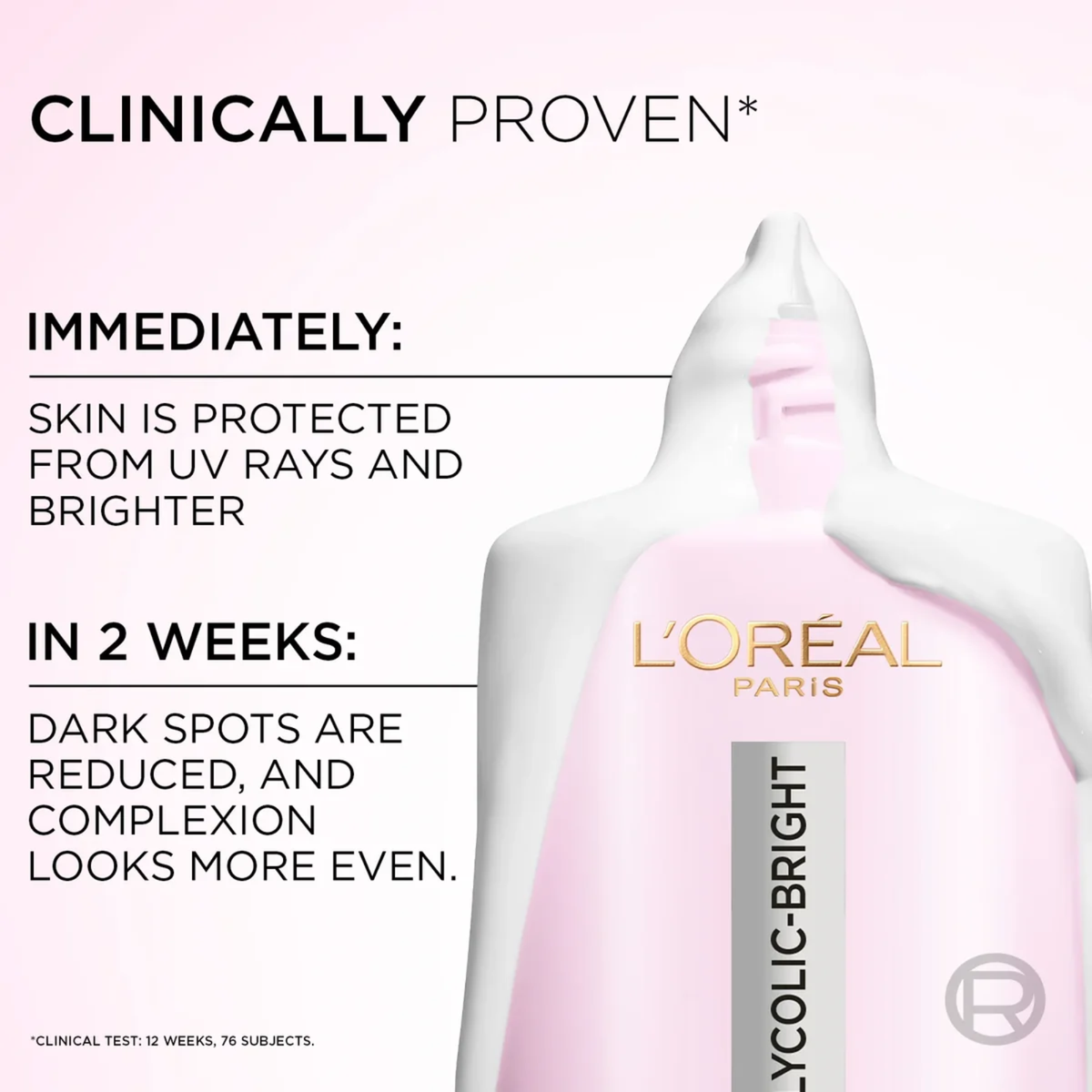 L'Oreal Paris Glycolic Bright Anti Dark Spot Daily UV Fluid SPF 50+