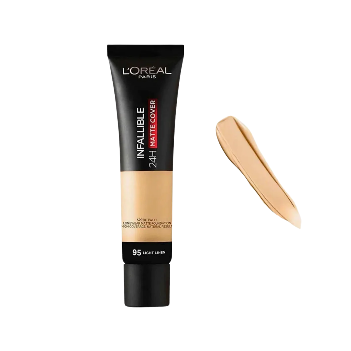 L'Oreal Paris Infallible 24H Matte Cover Liquid Foundation 95 Light Linen 35ml