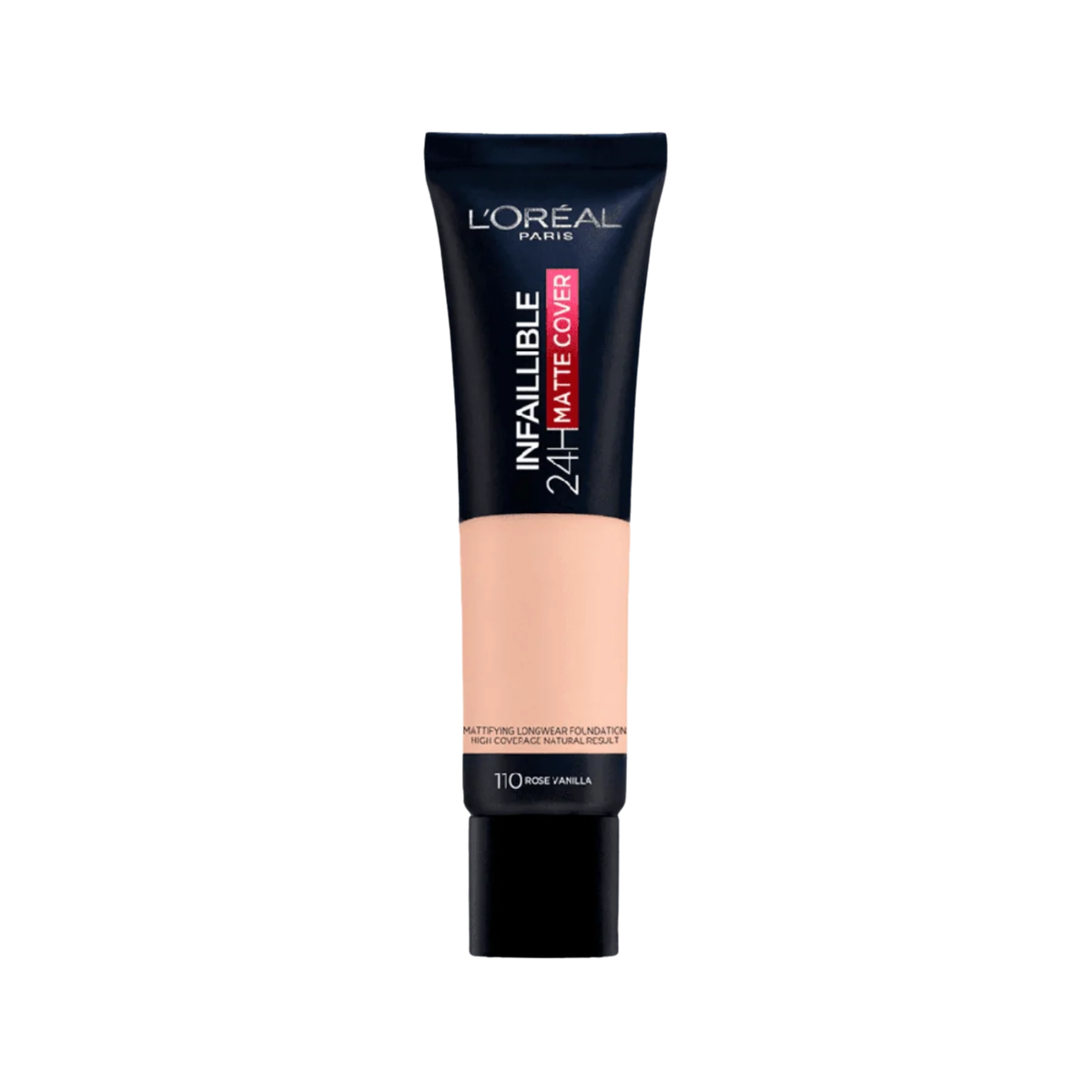 L'Oreal Paris Infallible 24h Matte Cover Liquid Foundation 110 Rose Vanilla 50ml