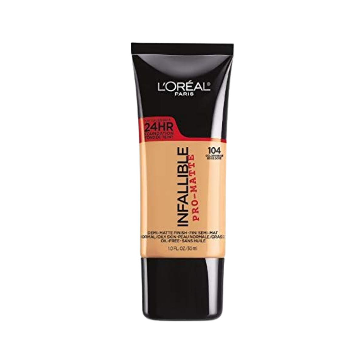 L'Oreal Paris Infallible Pro-Matte Foundation 104 Golden Beige 30ml