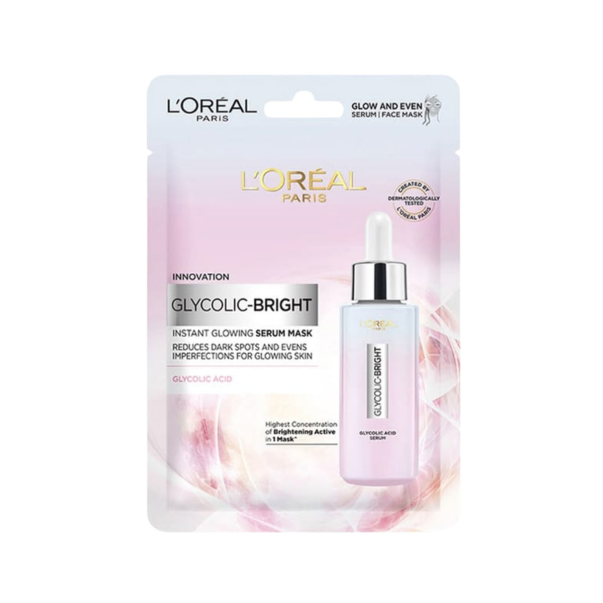 L'Oreal Paris Glycolic-Bright Instant Glowing Serum Mask