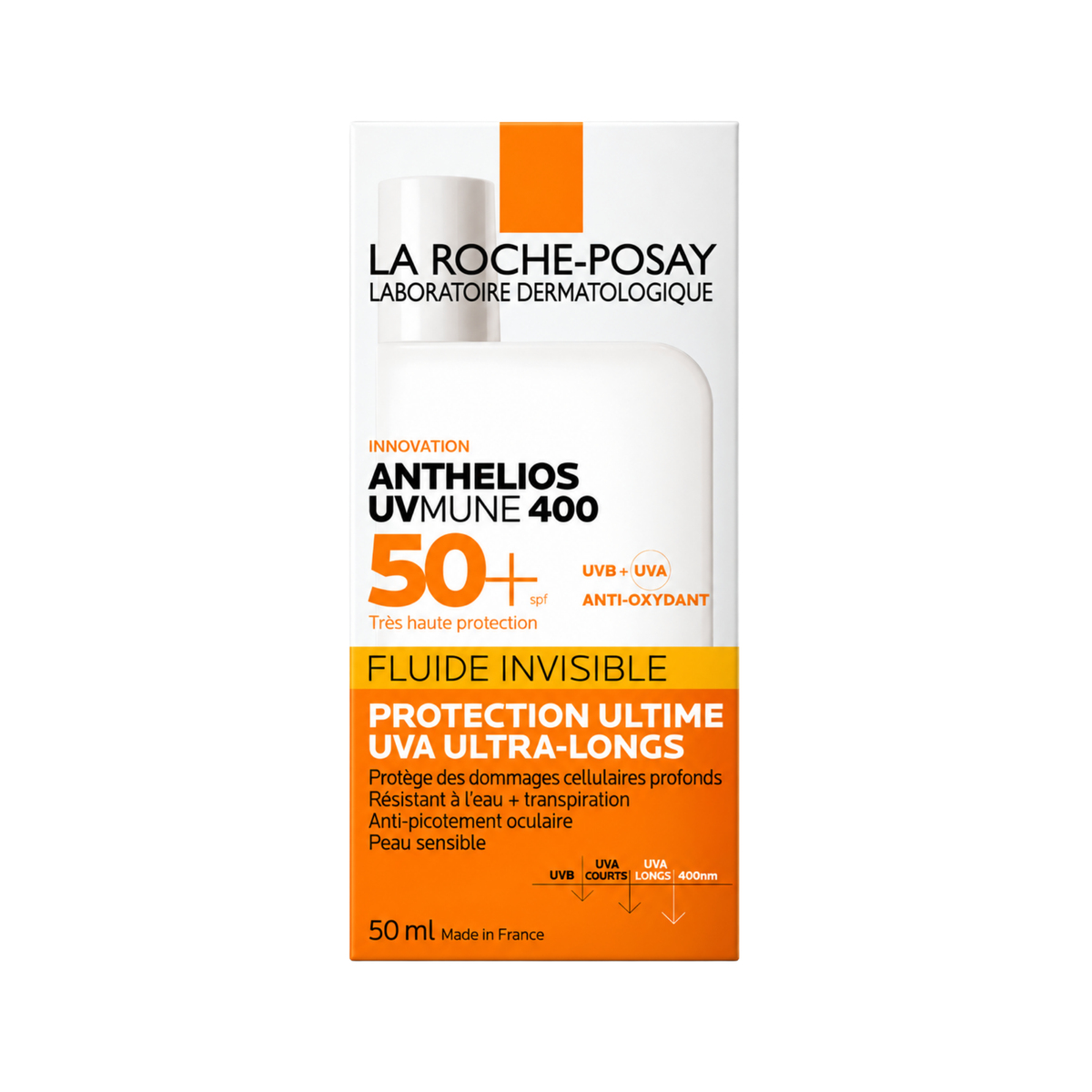La Roche-Posay Anthelios Uvmune 400 Invisible Fluid Fragrance Free SPF50+ 50ml