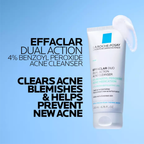 La Roche-Posay Effaclar Duo Dual Action Acne Face Cleanser with 4% Benzoyl Peroxide