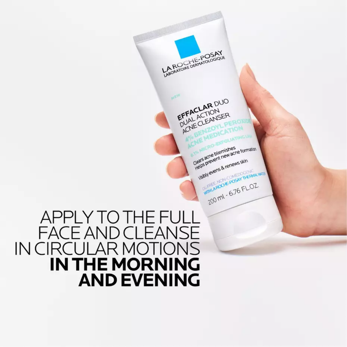 La Roche-Posay Effaclar Duo Dual Action Acne Face Cleanser with 4% Benzoyl Peroxide