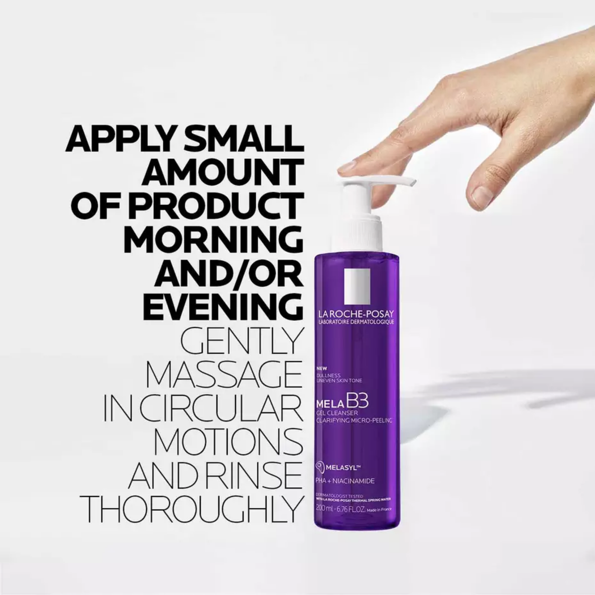 La Roche Posay Mela B3 Facial Gel Cleanser With Melasyl + Niacinamide