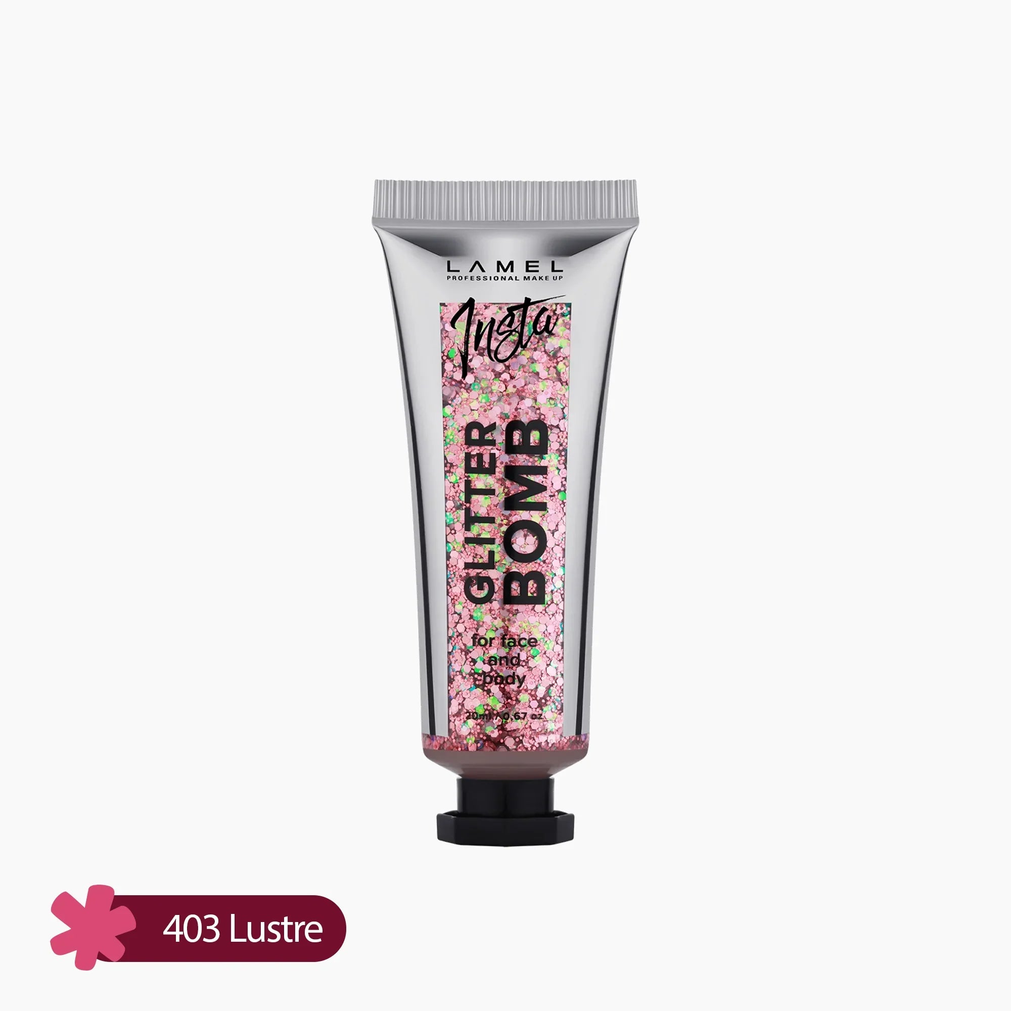 Lamel Insta Glitter Bomb For Face And Body 403 Lustre 20ml