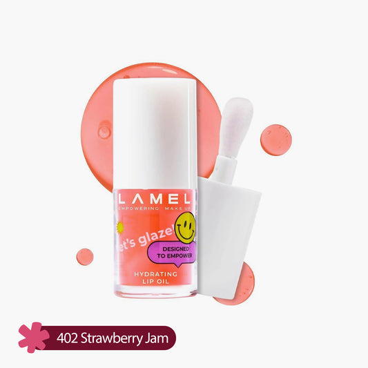 Lamel Lets Glaze Hydrating Lip Oil 402 Strawberry Jam 4ml