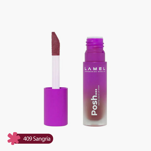 Lamel Posh Matte Liquid Lip Stain 409 Sangria 4gm