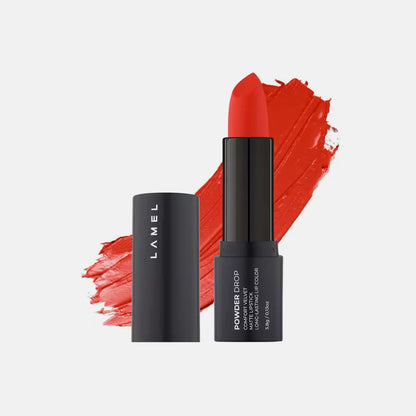 Lamel Powder Drop Comfort Velvet Matte Lipstick 407 Red Velvet 3.8gm
