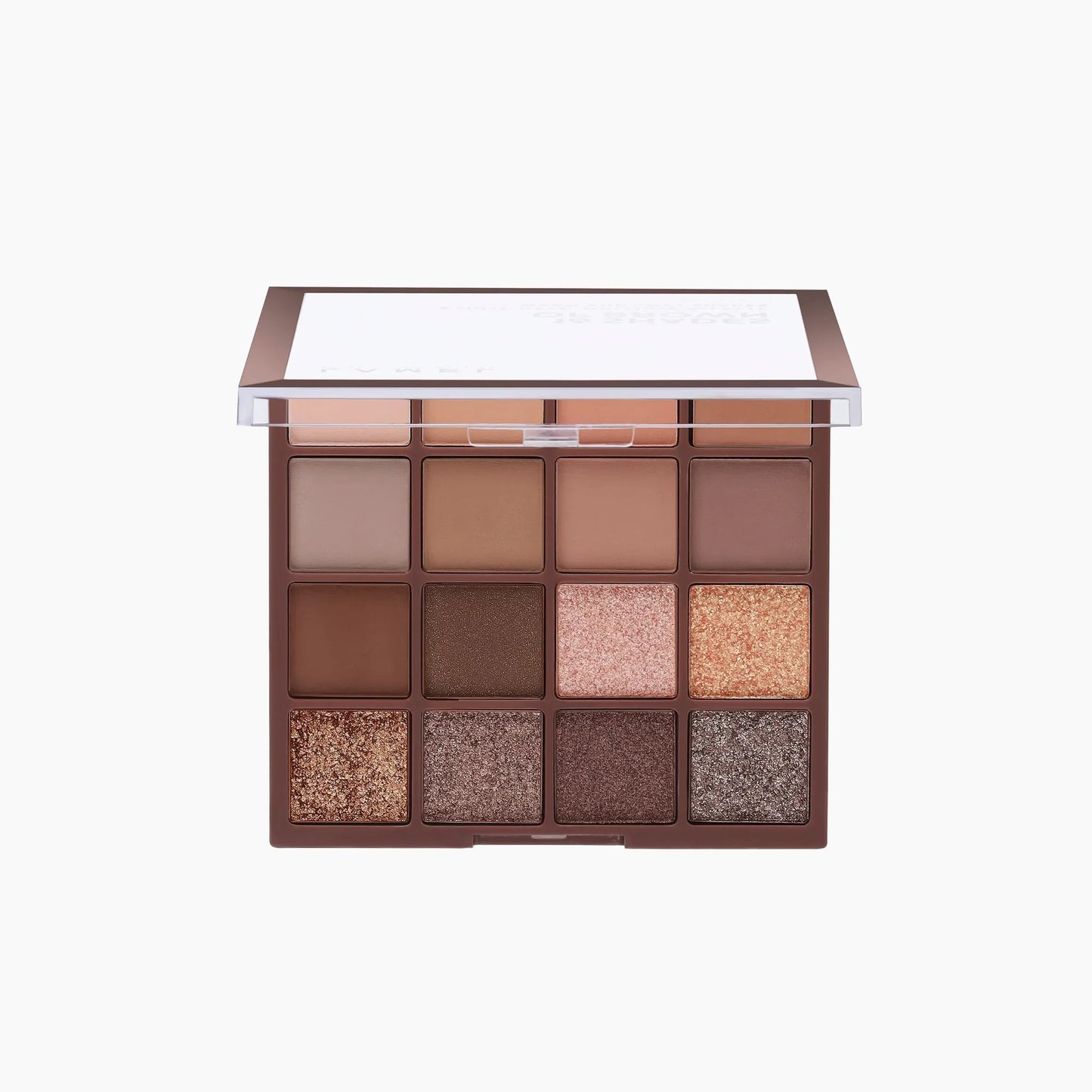 Lamel 16 Shades Of Brown Eyeshadow Palette 16gm