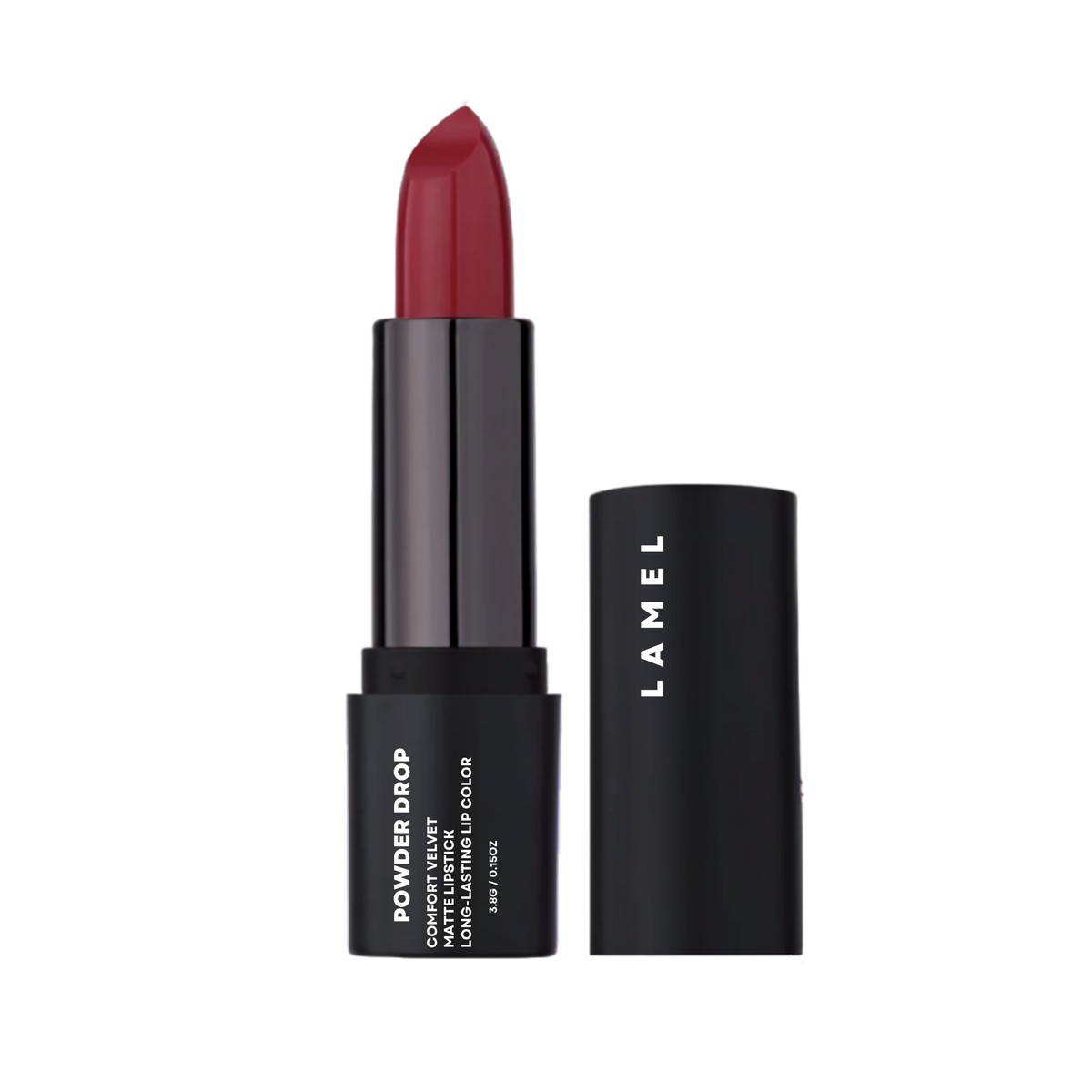 Lamel Powder Drop Comfort Velvet Matte Lipstick No 401 Cold Beige 3 8gm