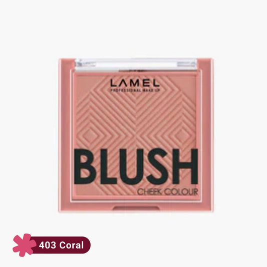 Lamel Blush Cheek Colour 403 Coral 3.8gm