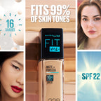 Maybelline Fit Me Matte+Poreless 16H Oil Control Liquid Foundation Normal to Oily SPF 22 228 30ml
