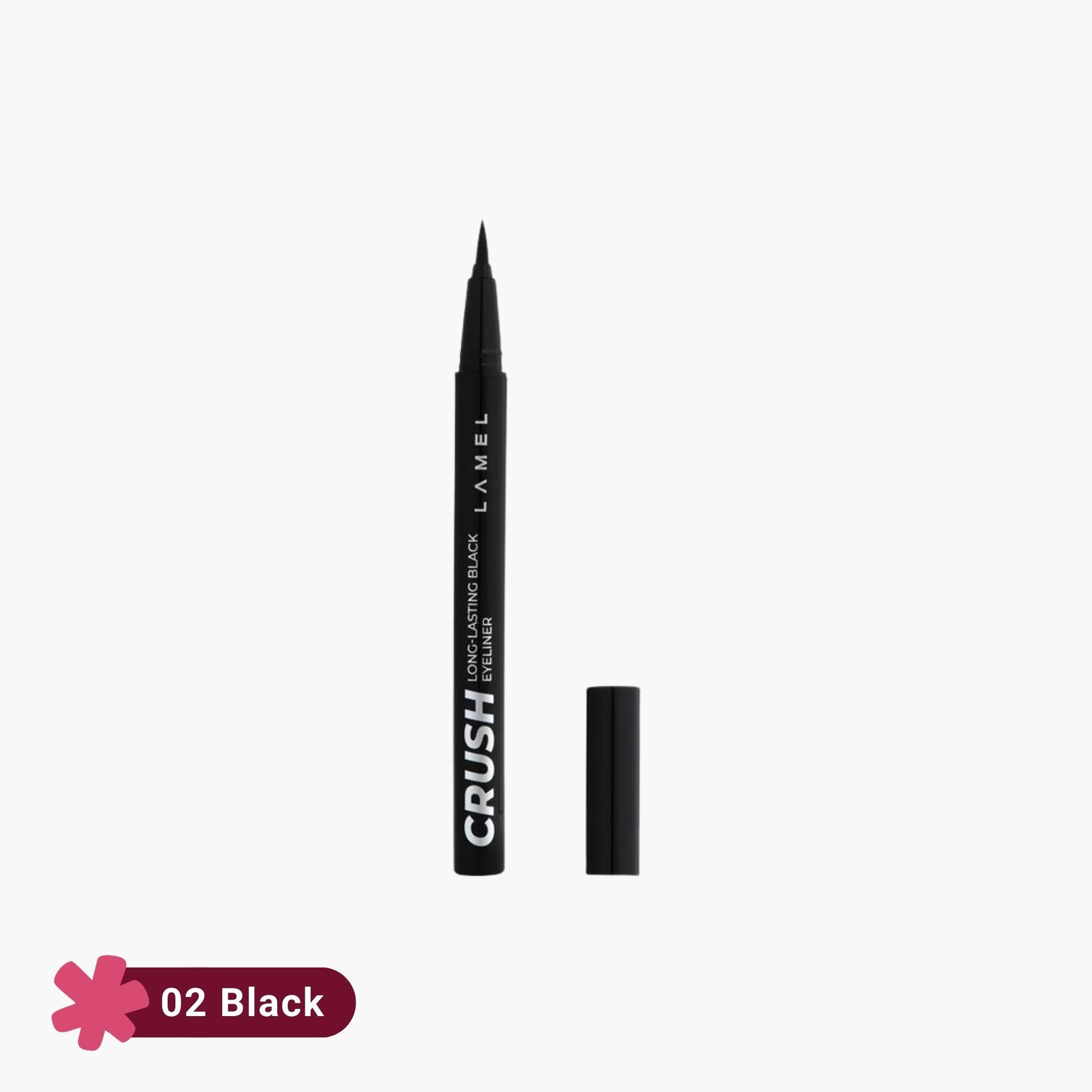 Lamel Crush Long-Lasting Eyeliner 02 Black 0.6ml