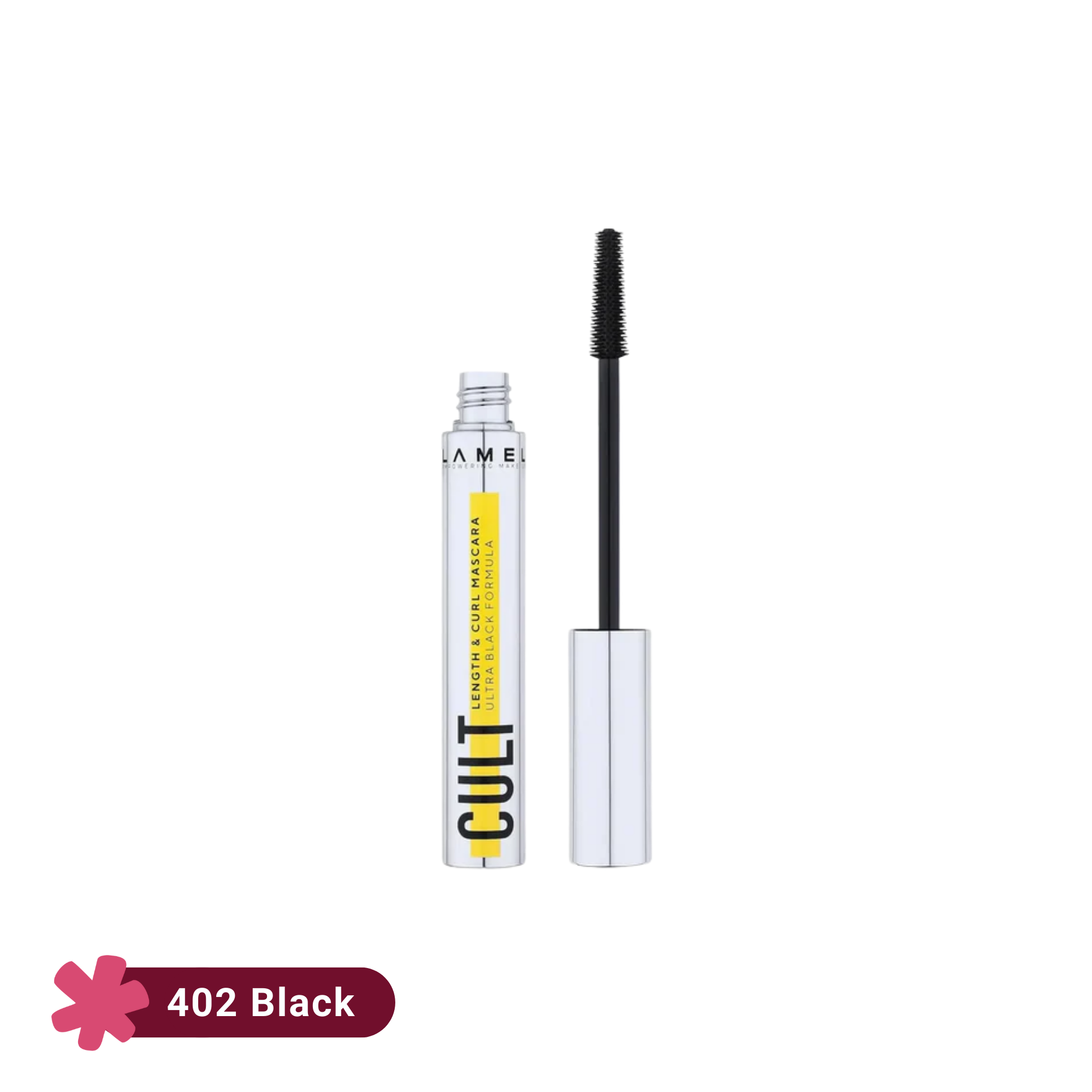 Lamel Cult Length & Curl  Mascara Ultra Black Formula 402 Black 10ml
