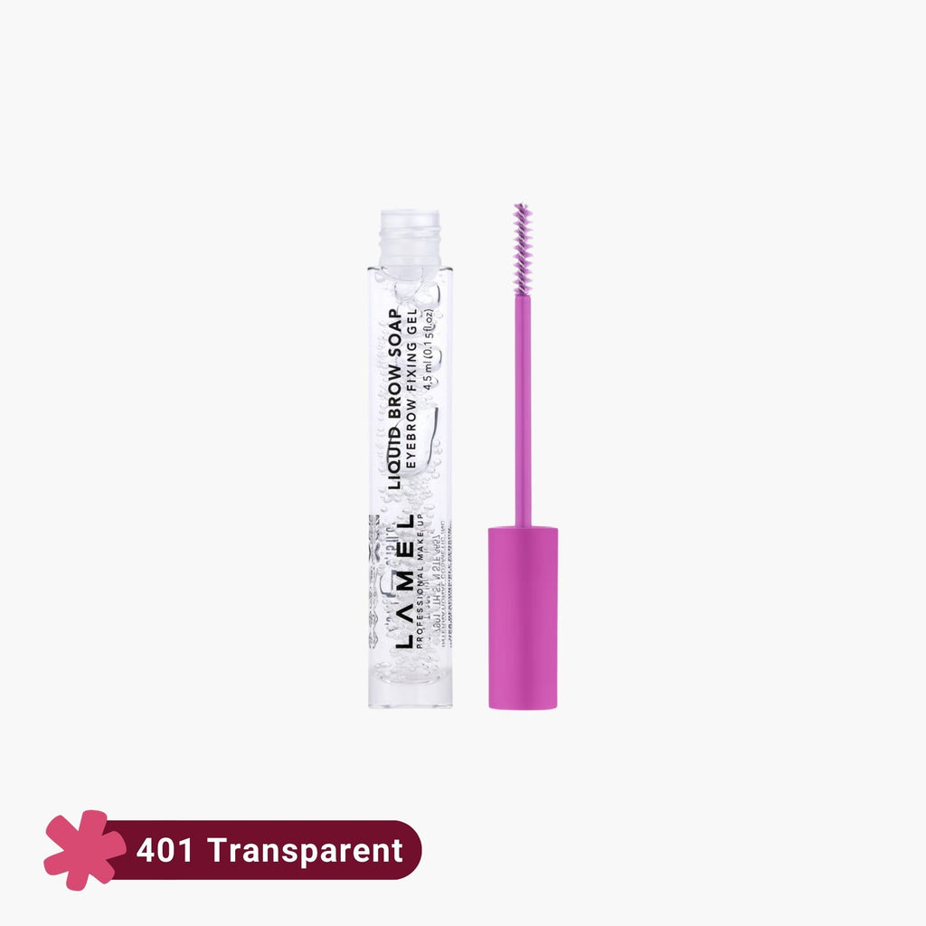 Lamel Liquid Brow Soap Eyebrow Fixing Gel 401 Transparent 4.5ml