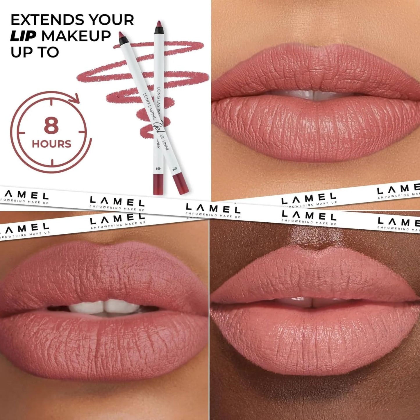 Lamel Long Lasting Gel Lip Liner 409 1.8gm